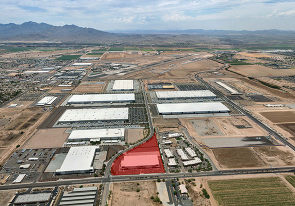 Helix Electric – aerial image of new location in Goodyear Arizona