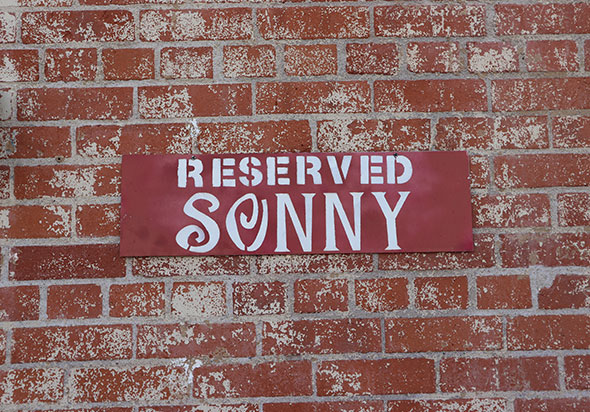 Reserved for Sonny