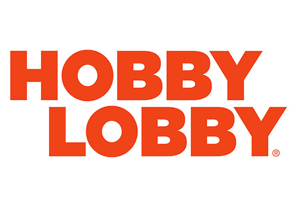 Red HOBBY LOBBY stacked logo