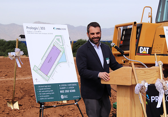 Speaker at Prologis 303 Groundbreaking